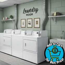 Whirlpool 3.3 cu ft Coin-Operated Top load Commercial Washer ( White )