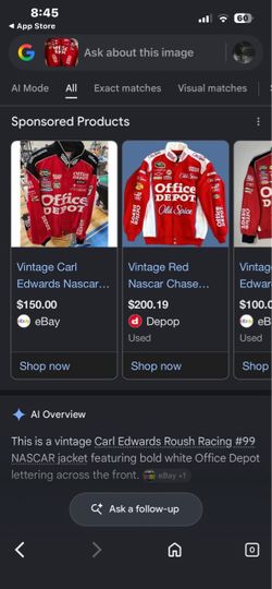 NASCAR jacket