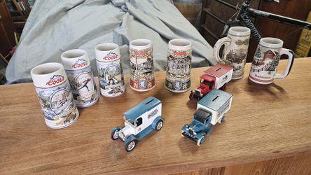 Vintage Beer Steins And Collectibles