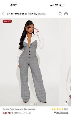 Fashion nova jumpsuit.