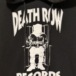 Death Row Records Black Hoodie (Size L)