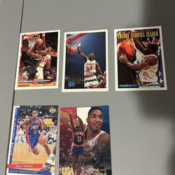 Isiah Thomas & Hakeem Olajuwon Cards