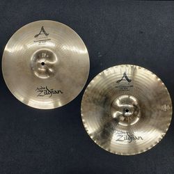 Zildjian A Custom Mastersound Hi Hat Cymbals 14 Inches **Located In Upland**