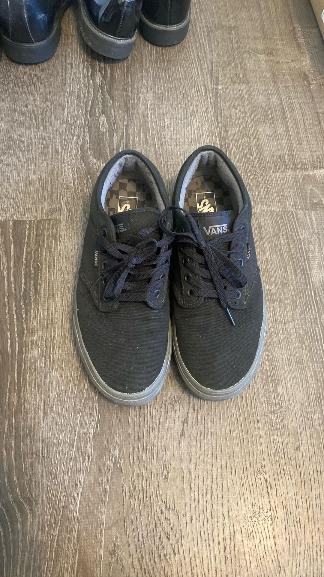 Black Vans Size 10 Mens