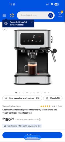 CHEFMAN CraftBrew Espresso Machine