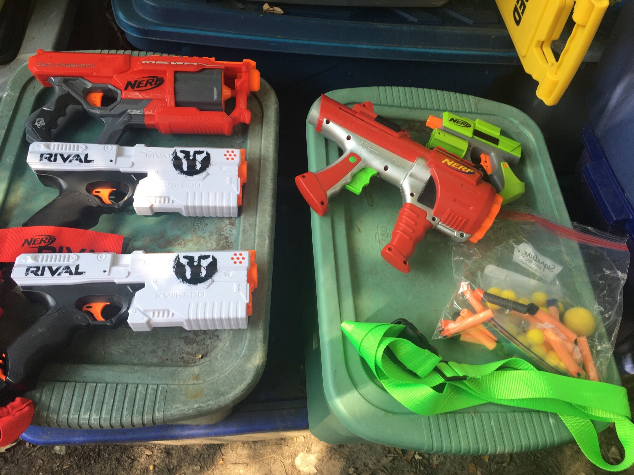 Set of large Nerf guns with ammo everything for $45 firm