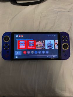Nintendo Switch Oled With Zelda Joycons