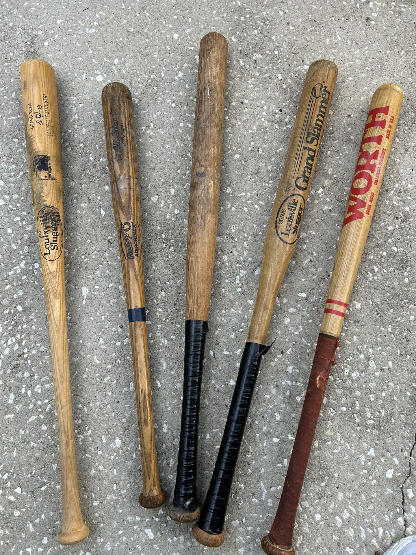 Vintage Baseball And Softball Bats