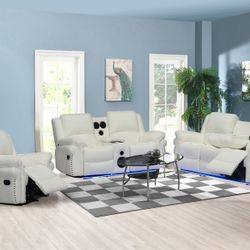 New LED Recliners Sofá And Loveseat 2 Pc Set 4 Colors Available Home Decor Furniture 5513 8th Street W Suite 10 Lehigh Acres 