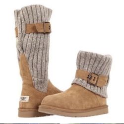 Knitted ugg store boots sale