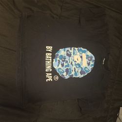 Black and Blue bape shirt