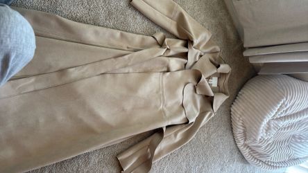 H&M long suede coat