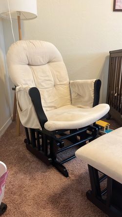 Glider Rocking Chair with Ottoman