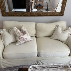 Crate and Barrel Slip Cover Sofa