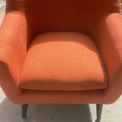 Orange (tangerine)  Accent chair