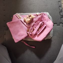 Brand New Pink Purse Set