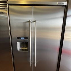48” KitchenAid Refrigerador Side By Side Built In 