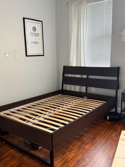 Full Bed Frame with Slatted Base