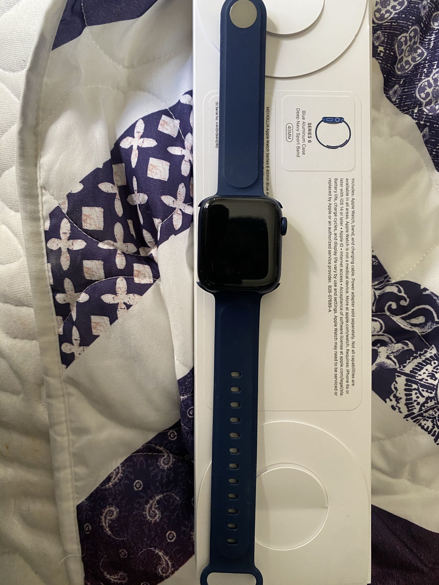 Navy Blue Watch Apple 40mm Apple Watch Series Men 40mm