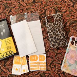 Two  Cases And Two Screen Protectors For iPhone 13 Pro Max 