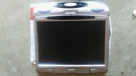 Flip down tv monitor