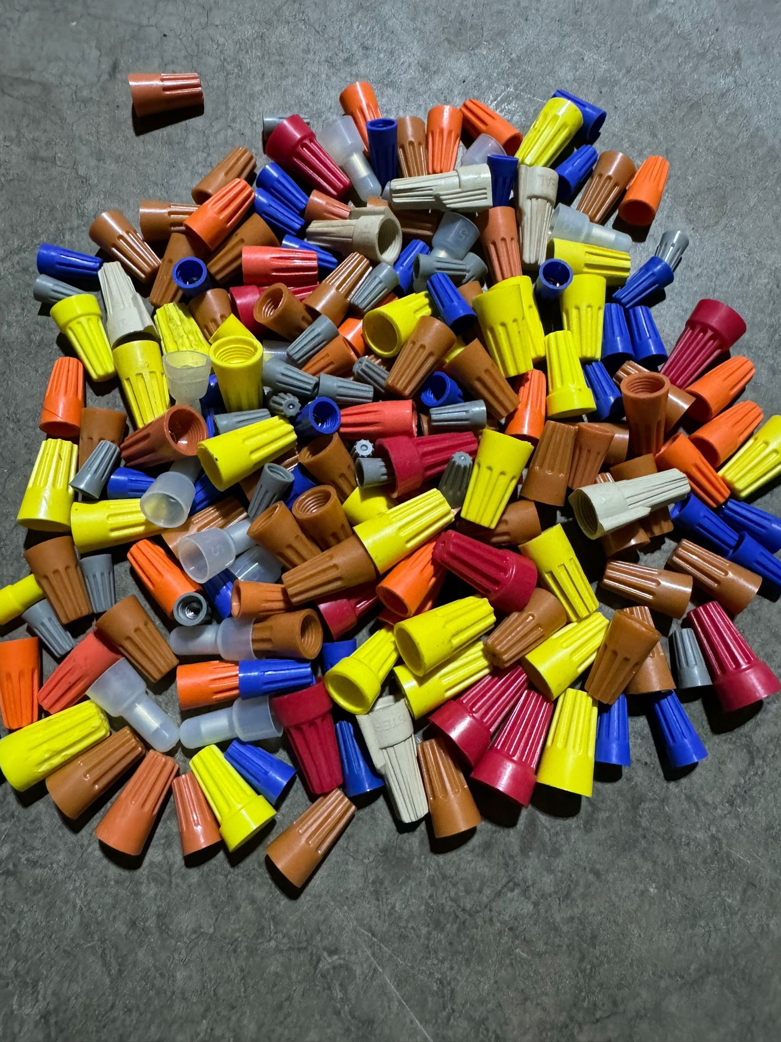 Assorted Colored Wire Caps