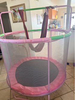 Kids 55” Trampoline with Safety Enclosure