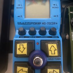 Zoom MS 70+ Multi effect Pedal For Guitar And Synth