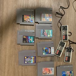 Nes Games And Controllers 