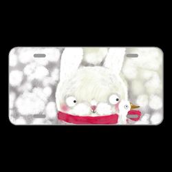 License Plate Novelty Car Front Winter Christmas Ornament Celebration