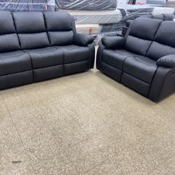 Sofa + Loveseat Recliner Brand New Set $850 Only 