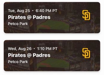Pirates @ Padres