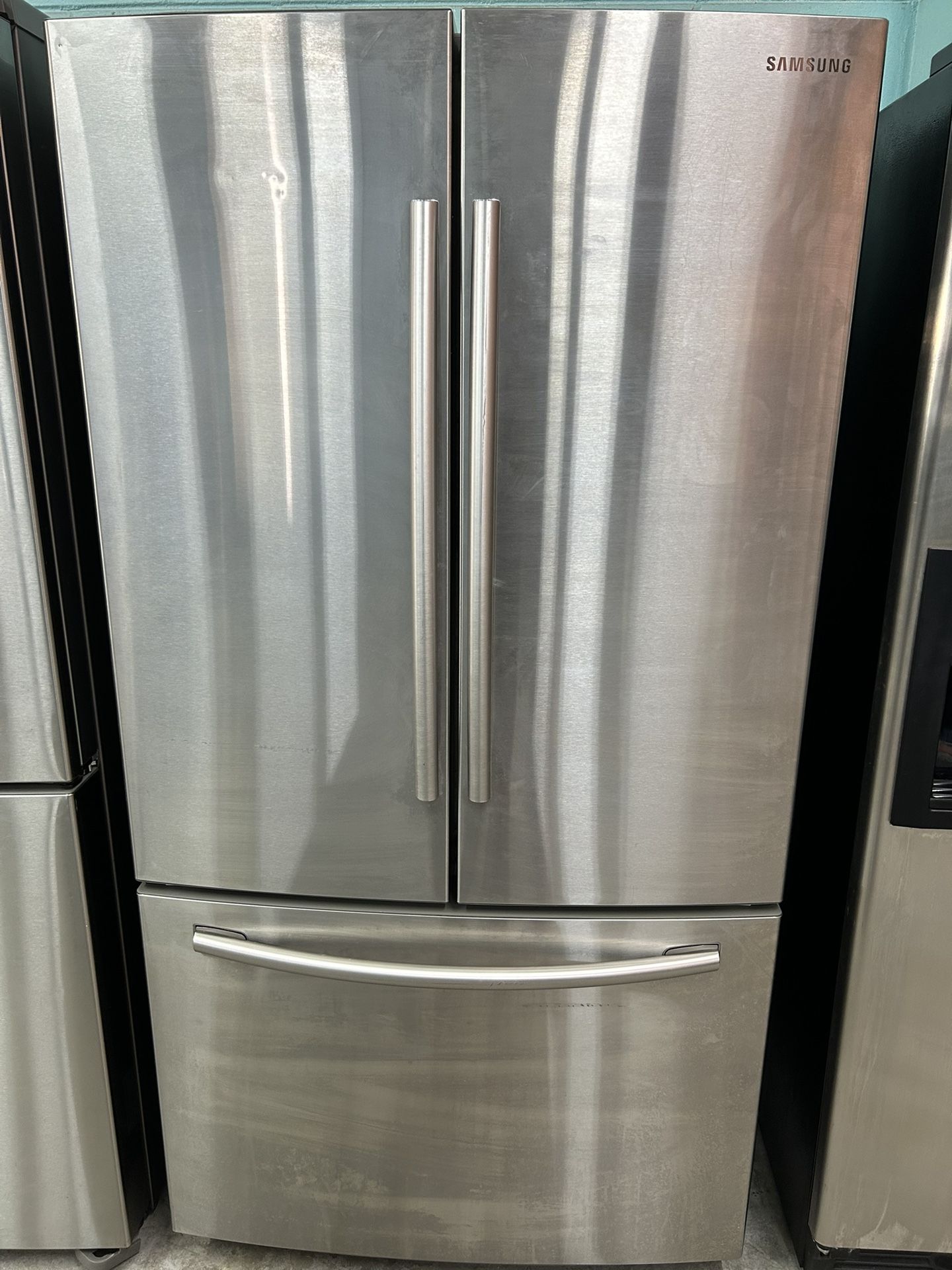 Stainless French Door Refrigerator With Ice Maker