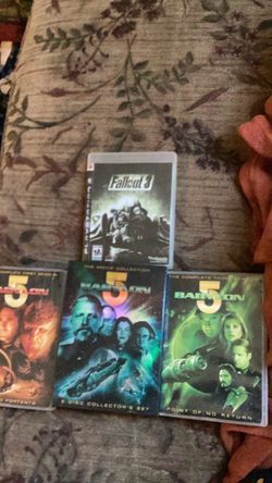 Fallout 3 PS3 and Babylon 5 DVD Sets
