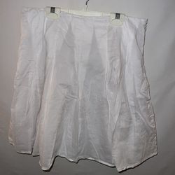 New York & Company white mini skirt size 10
