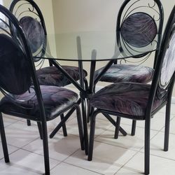 dining set 4 chairs 