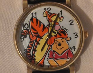 Vintage collectible Timex Winnie the Pooh & Tigger Watch unisex like new