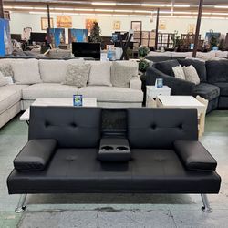 🚚Flash Deal🚚 Brand New Sofa Bed With Cup Holder $199, Delivery Available 