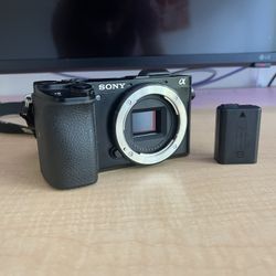 Sony A6100 Mirrorless Camera With Extra Battery 