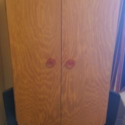 Armoire & TV Entertainment Center.