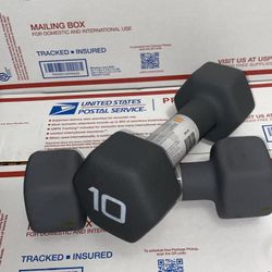 Cap 10lb Neoprene Dumbbell Set