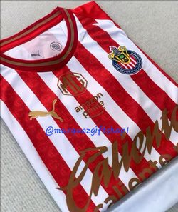 Men's Chivas Puma Gold Edition 120 Anniversary Jerseys