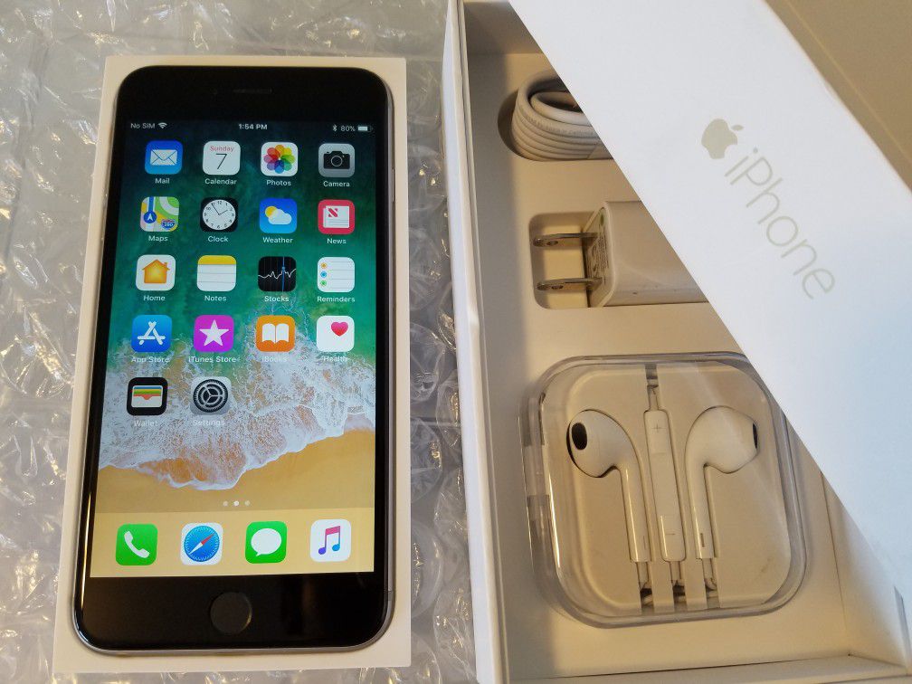 iPhone 6 Plus 64GB. Factory Unlocked and Usable with Any Company Carrier SIM Any Country