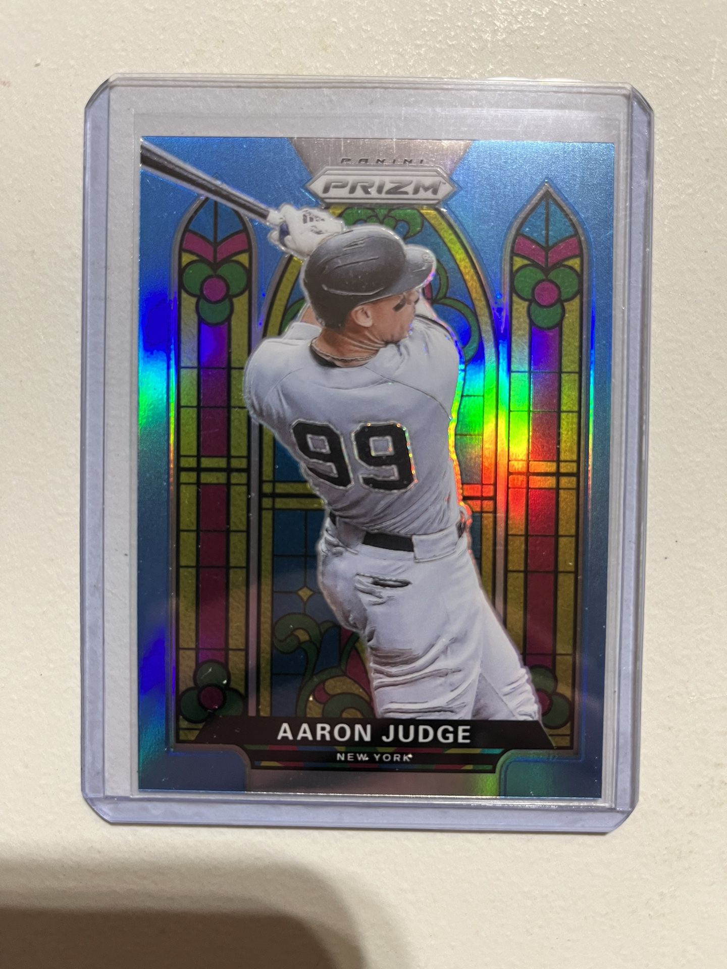 Aaron Judge Prizm - Stained Glass- Blue