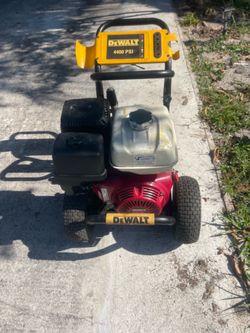 Dewalt pressure washer 4000 psi /4.0 Gpm  it’s working but the pressure is low