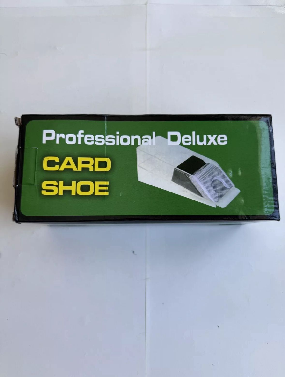Professional Deluxe Playing Card Shoe Dealer with 4 decks of cards VGC