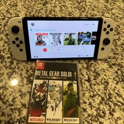 Nintendo Switch OLED with Metal Gear Solid