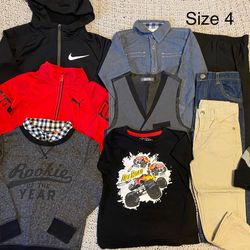 Boys Clothes Size 4