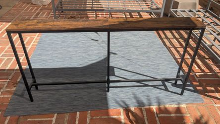 Console / Sofa Table with Metal Frame
