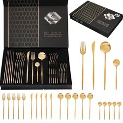 24pcs utensils set - Spoon, Fork, Knife - Stainless Steel
